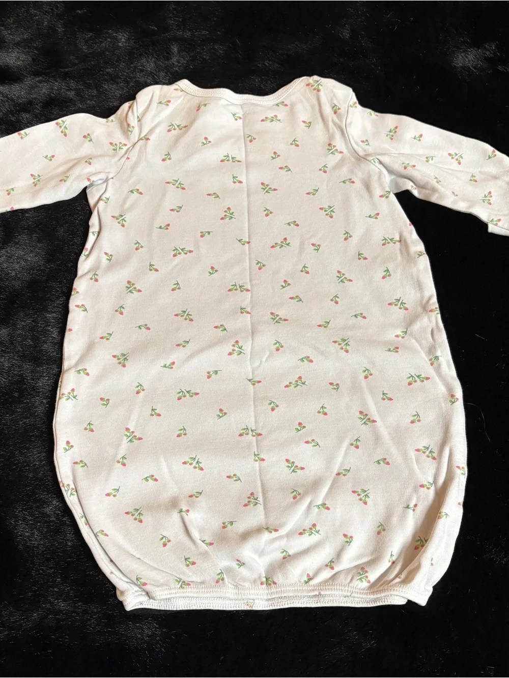 Little Me Pink Floral Sleep Sack - Long Sleeve